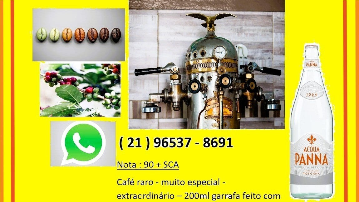 200ml frasco do cafe raro -muito especial - exraordinario com acucar organico e leite vaporizado